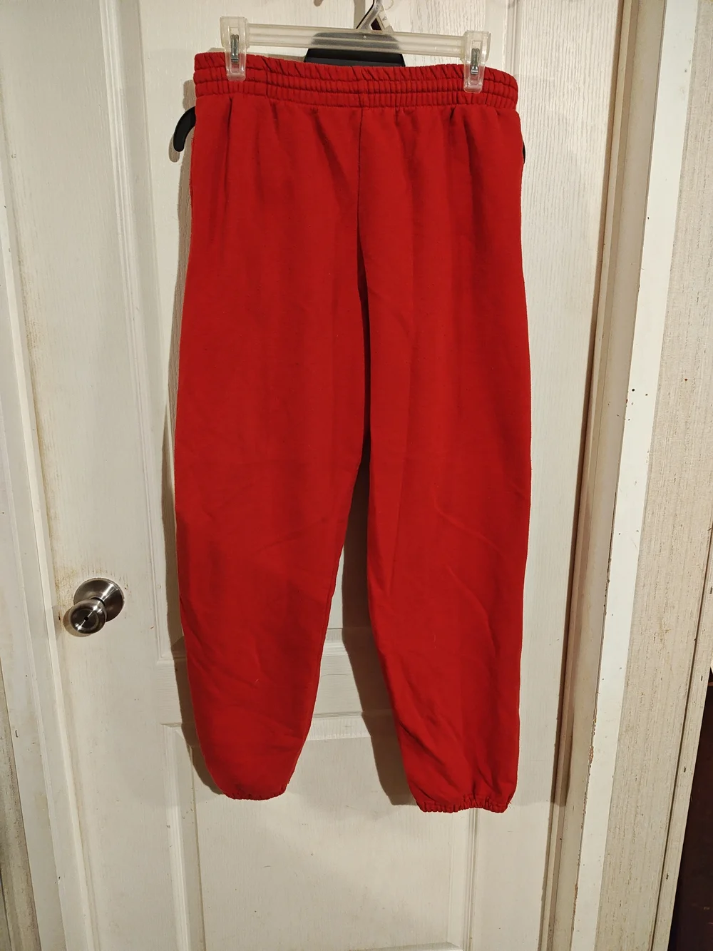 Fruit of the Loom Red Kids Sweatpants with Elastic Waist